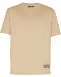 Balmain - Small Stamp Printed T-Shirt - Lyst