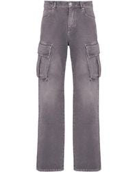 Balmain - Denim Loose-Fit Cargo Jeans - Lyst