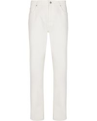Balmain - Denim Straight-Cut Jeans - Lyst
