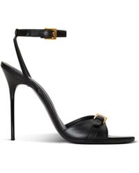 Balmain - Anthem Smooth Leather Sandals - Lyst