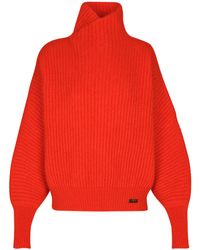 Balmain - Pull En Maille Mohair À Col Fantaisie - Lyst