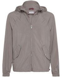 Brunello Cucinelli - Water Resistant Blouson Jacket - Lyst