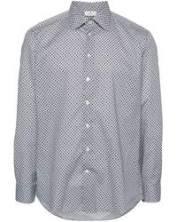 Etro - Cotton Shirt With Graphic Print - Lyst