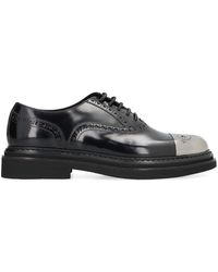 Dolce & Gabbana - Brogue Leather Lace-Up Shoes For Fw23 - Lyst