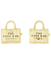 Marc Jacobs - Orecchini A Perno "the Tote Bag Stud" - Lyst