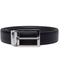Zegna - Reversible Leather Belt - Lyst