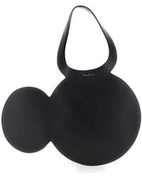 Coperni - 'Mickey' Handbag With Cut-Out Handle And Logo Lettering On The Front - Lyst