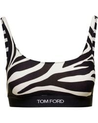 Tom Ford - And Zebra-Striped Bralette - Lyst