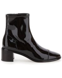 Tory Burch - Ankle Boots With Logo Plate - Lyst