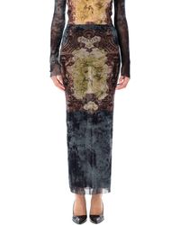 Jean Paul Gaultier - The Long Médaillon Skirt - Lyst