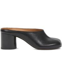 Maison Margiela - Tabi 60 Nappa Leather Décolleté Mule Shoes - Lyst