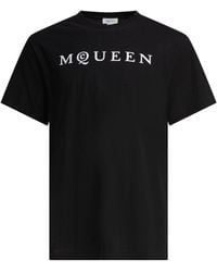 McQueen - T-Shirt With Logo - Lyst