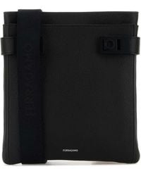 Ferragamo - Salvatore Leather Crossbody Bag - Lyst
