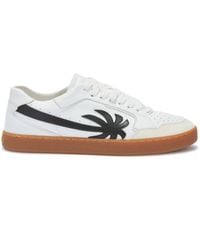 Palm Angels - New Palm 1 Leather Sneakers - Lyst