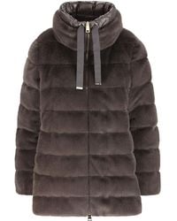 Herno - Quilted Coat - Lyst