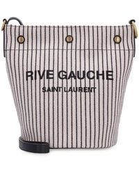 Saint Laurent - Rive Gauche Bucket Bag - Lyst