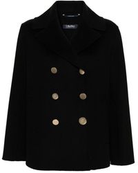 Max Mara - Wool Double-breasted Jacket - Lyst