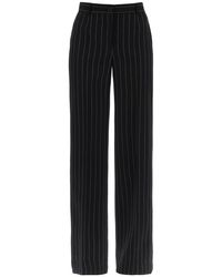 Dolce & Gabbana - Striped Flare Leg Pants - Lyst