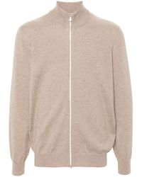 Brunello Cucinelli - Cashmere Zipped Cardigan - Lyst