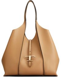 Tod's - Medium Leather Shopping Bag - Lyst