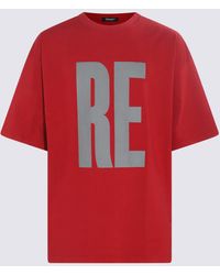 Undercover - Dark Red Cotton T-shirt - Lyst