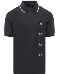 Fred Perry - Fred Perry Raf Simons Polo Shirt With Logo - Lyst