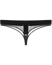Palm Angels - Logo-waistband Lace Thong - Lyst