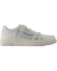 Amiri - Metallic Skel Top Low Sneakers - Lyst