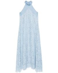 D.exterior - Light Halter Midi Dress - Lyst