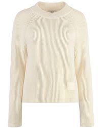 Ami Paris - Cotton-Blend Sweater - Lyst