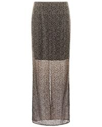 ROTATE BIRGER CHRISTENSEN - 'Beaded Maxi' Skirt - Lyst