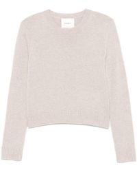 Lisa Yang - Mélange Cashmere Crewneck Sweater - Lyst