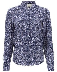 Isabel Marant - Ilda Silk Shirt With Floral Print - Lyst