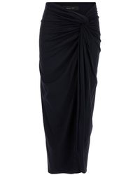 FEDERICA TOSI - Wrinkled Long Skirt - Lyst