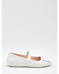 Roger Vivier - Viv Low Mary Janes Ballerina - Lyst