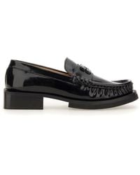 Ganni - Butterfly Logo Loafer - Lyst