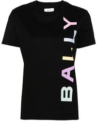 Bally - Logo Organic Cotton T-Shirt - Lyst