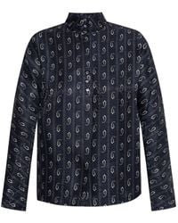 Tory Burch - Jacquard Silk Shirt - Lyst