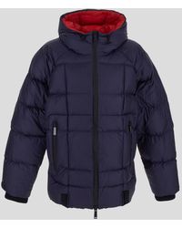 DSquared² - Logo Print Hooded Down Jacket - Lyst