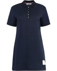 Thom Browne - Cotton Mini Dress - Lyst