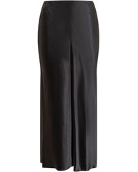Ferragamo - Satin Longuette Skirt - Lyst