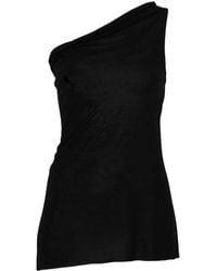 Rick Owens - Athena One-Shoulder Top - Lyst