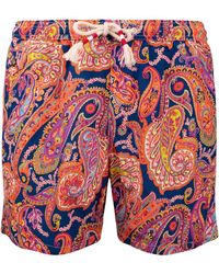Saint Barth - Lighting 70 Lightweight Fabric Swimsuit With Paisley Print - Lyst