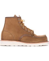 Red Wing - Laced-up Leather Moc Toe Boots - Lyst