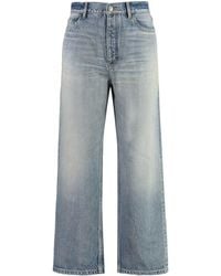 Balenciaga - 5-pocket Straight-leg Jeans - Lyst