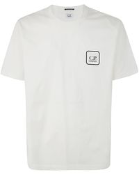 C.P. Company - Metropolis Series Mercerized Jersey Logo Graphic T-shirt Clothing - Lyst