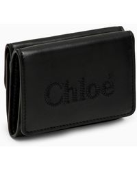 Chloé - Chloé Sense Trifold Wallet Small - Lyst