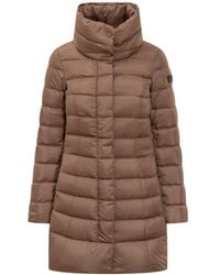 Peuterey - Down Jacket With High Collar - Lyst