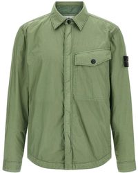 Stone Island - 'Garment Dyed Crinkle Reps Ny' Jacket - Lyst