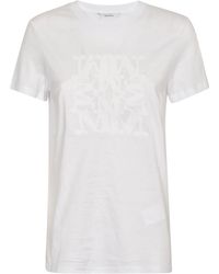 Max Mara - Logo Cotton T-Shirt - Lyst